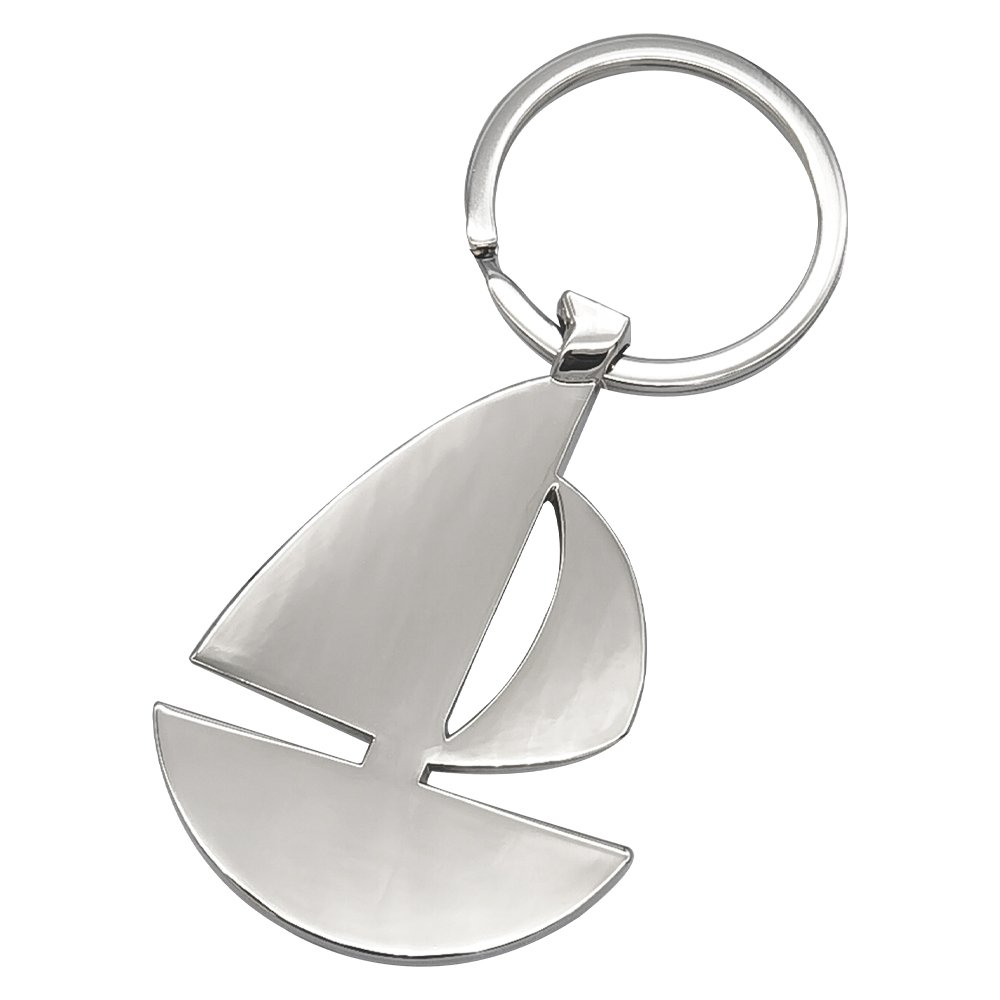 Wholesale Small Order Fashion Metal Creative Key Chain Cute Mini Personalized Boat Anchor Sailboat Ship Keychain for Men Gift