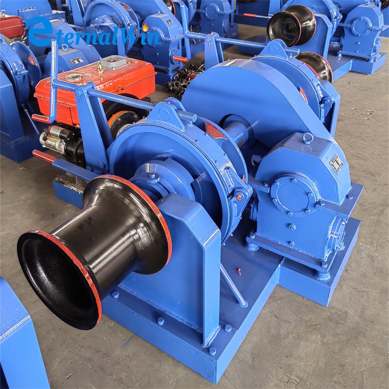 Marine Ship Equipment 17.5mm Chain Electric Anchor Capstan Winch 1ton 2ton