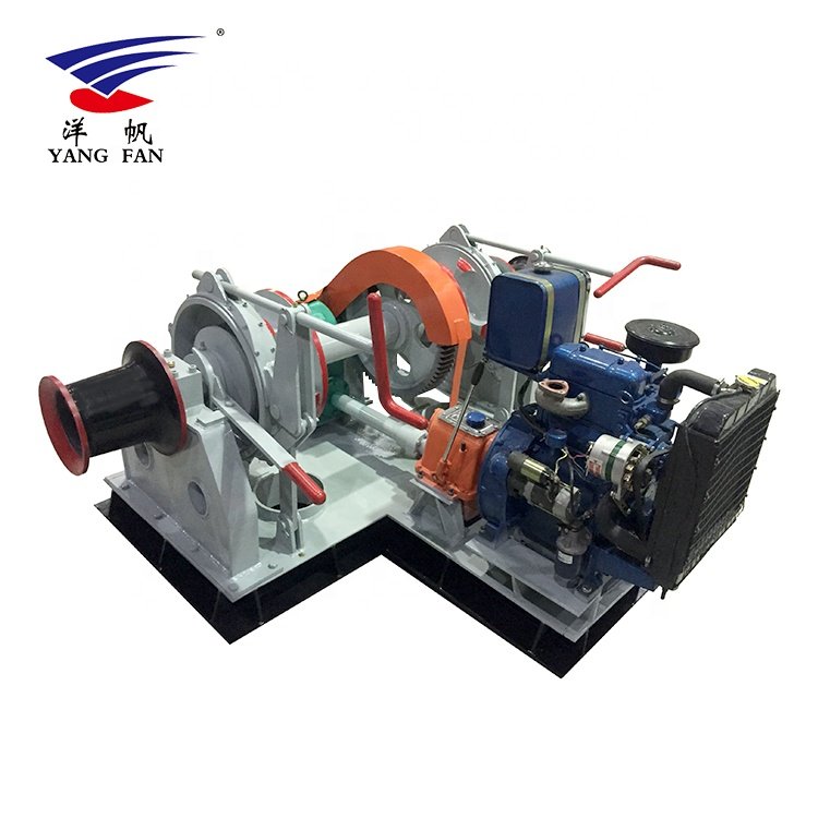 Stock Diesel Anchor Horizontal Windlassl Marine Windlass