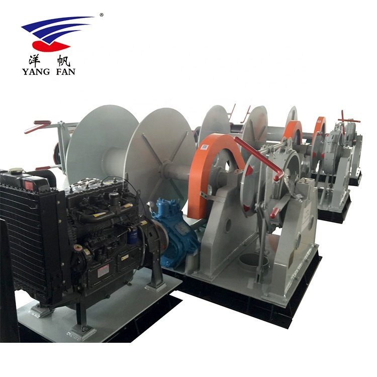 Stock Diesel Anchor Horizontal Windlassl Marine Windlass