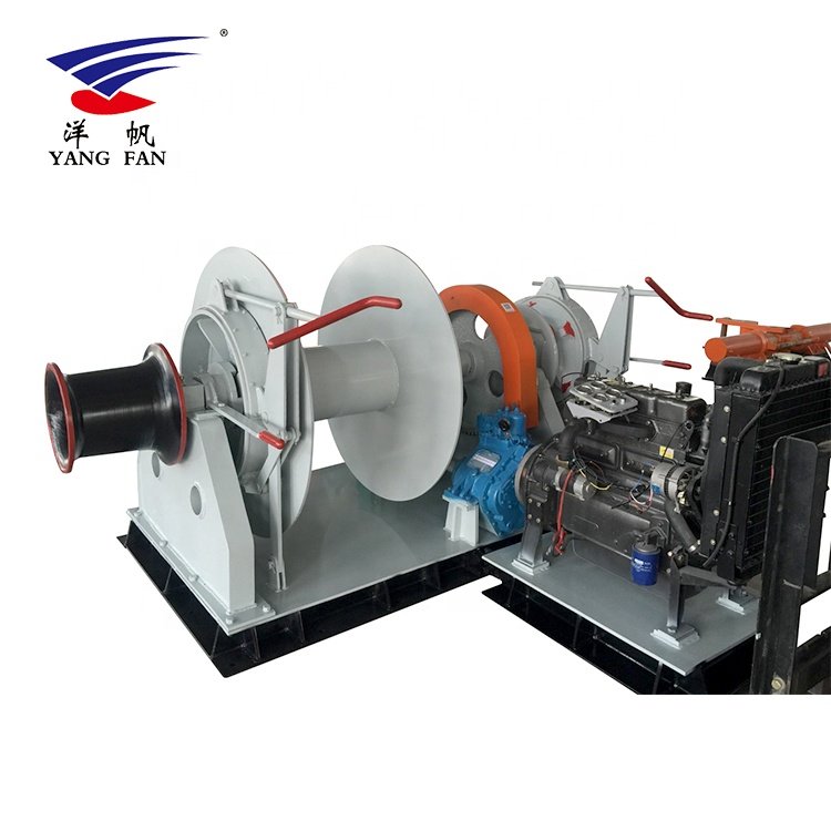 Stock Diesel Anchor Horizontal Windlassl Marine Windlass