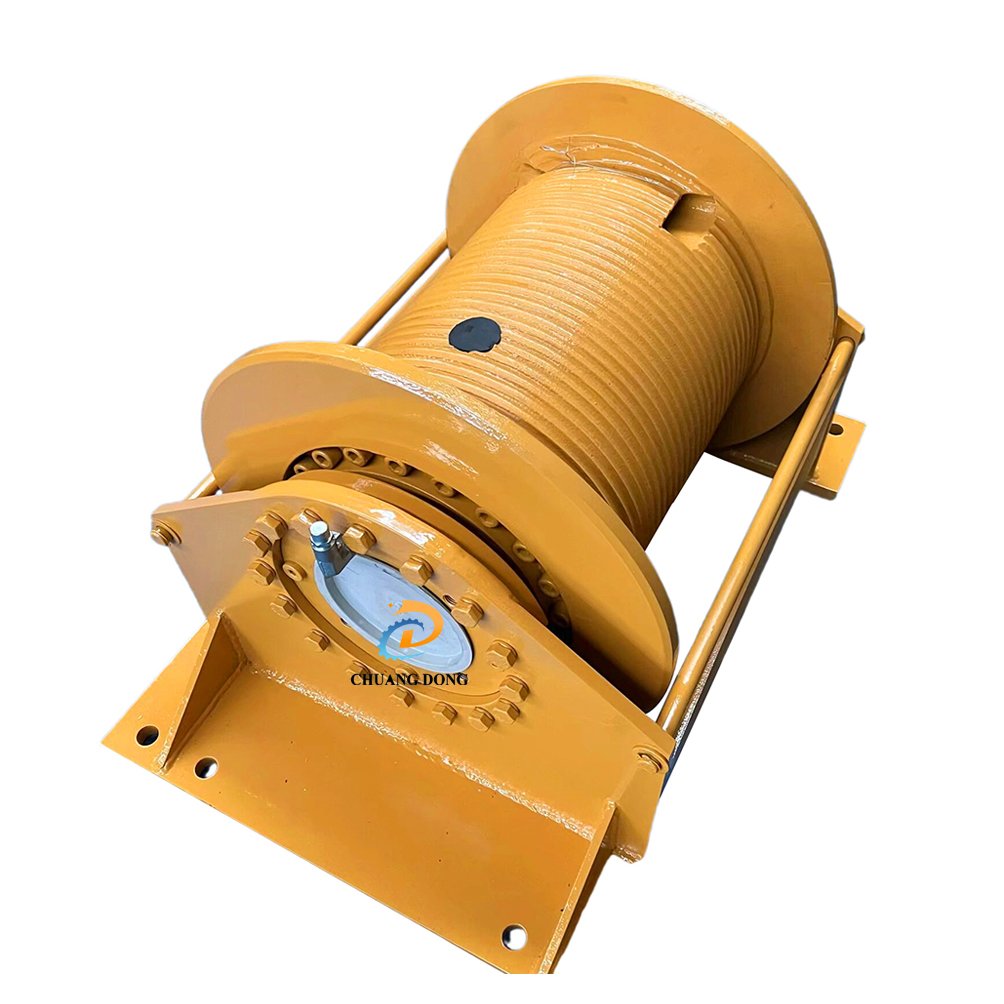 CE ISO 10 Ton 20 Ton 50 Ton Double Drum Marine Positioning Lifting Hydraulic Towing Winch With Cheap Price