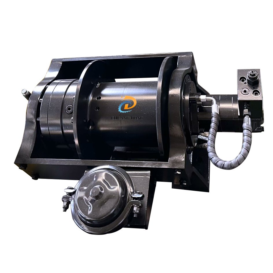 CE ISO 10 Ton 20 Ton 50 Ton Double Drum Marine Positioning Lifting Hydraulic Towing Winch With Cheap Price
