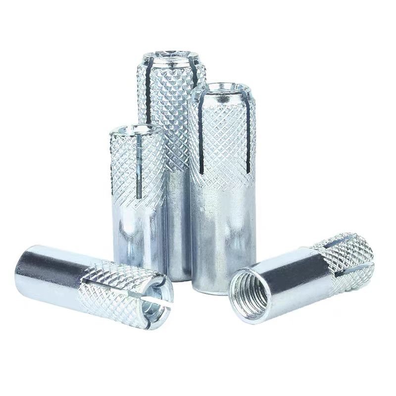 China Suppliers' Hot Dip Galvanized Carbon Steel Expansion Anchor M12 Building Construction Drop-in Anchor Bolt