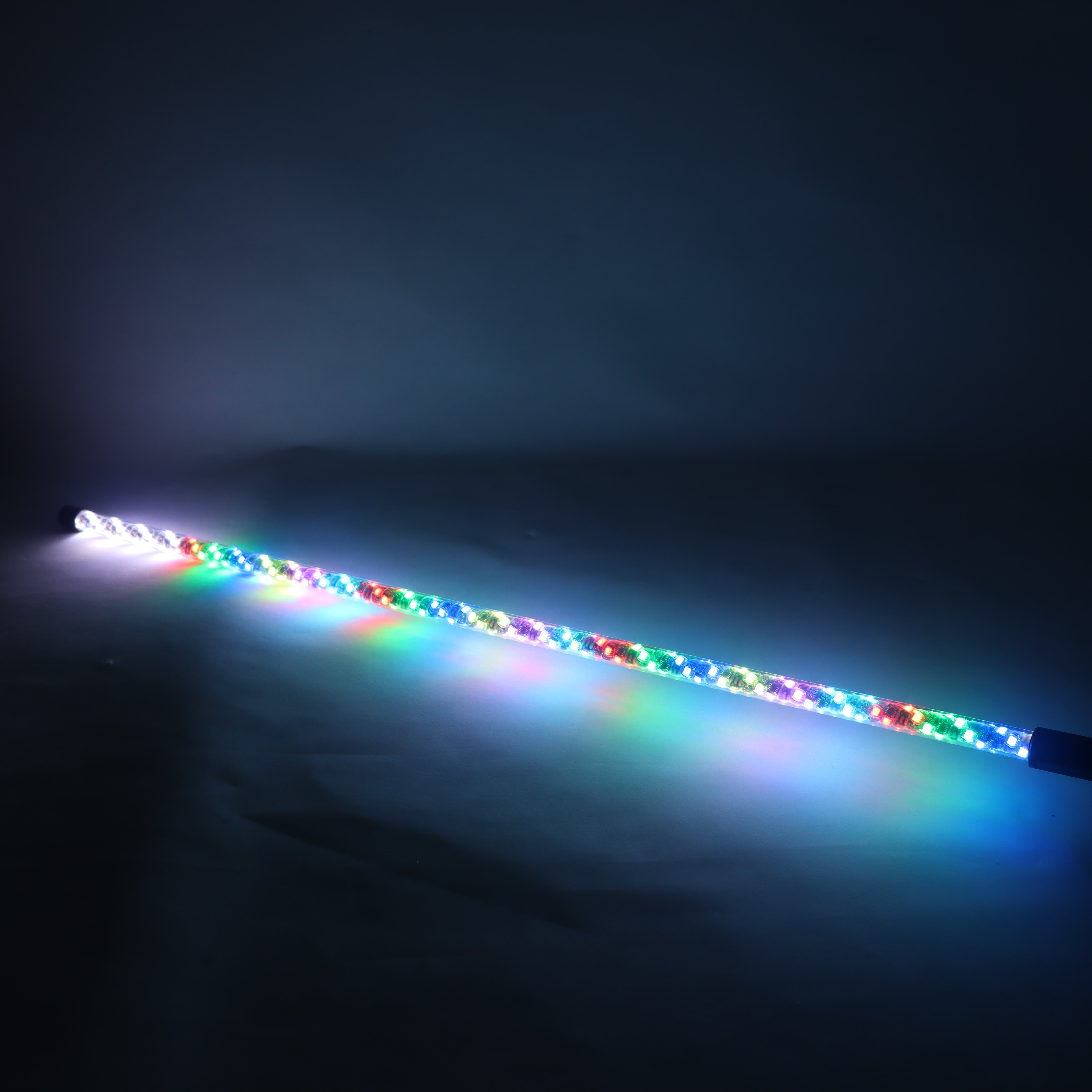 Direct Selling 12V 3ft 4ft 5ft Pontoon Boat Led Whip Lights Led Navigation RGB Chasing Boat Pole Whip Light