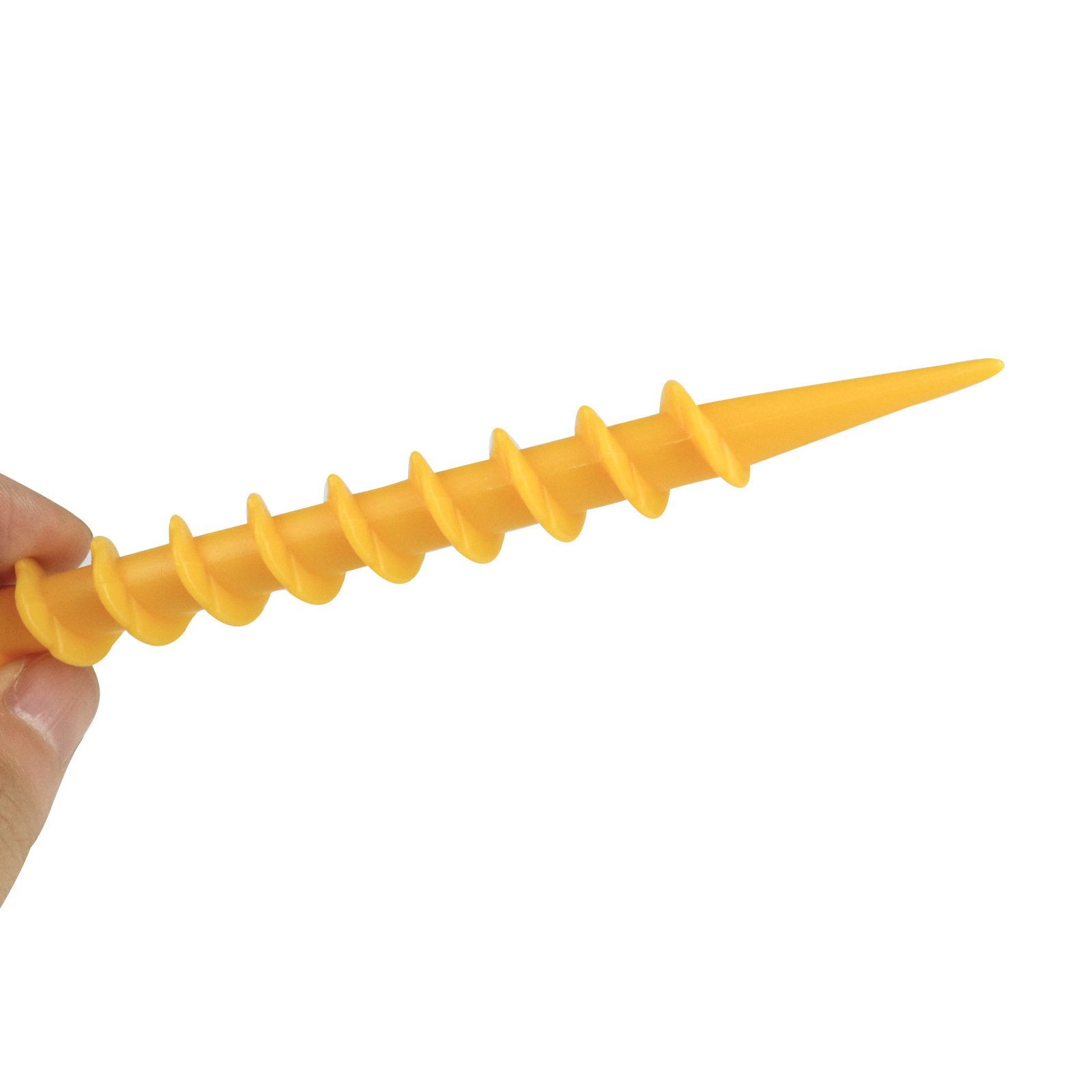 Plastic Tent Hook Stakes Camping Tents Accessories Ground Support Nails Peg Screw Anchor Shelter