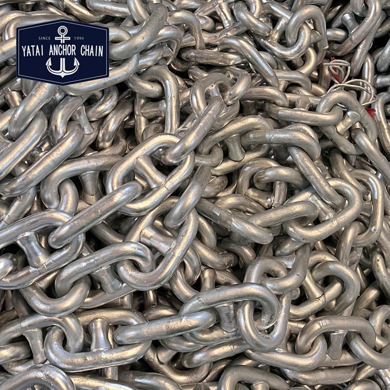 Galvanized GB/T549 Stud Link Anchor Chain Boat Chain Steel Material Wholese Price
