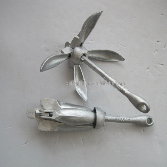 Factory Direct Selling Grapnel Type of Collapsing Anchors, Folding Marine Boat Anchor for Kayaks, Canoes, Paddle Boards