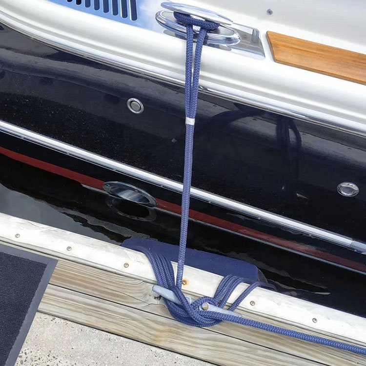 High Strength Double Braided Marine Rope 15ft Boat Mooring Nylon Dock Line for Shipping