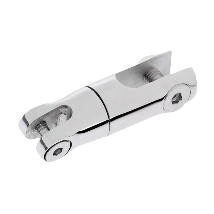 Hot Sale316 Stainless Steel Marine Hardware Heavy Duty Boat Anchor Chain Swivel Swing Hanger 360 Degree Swivel Connector