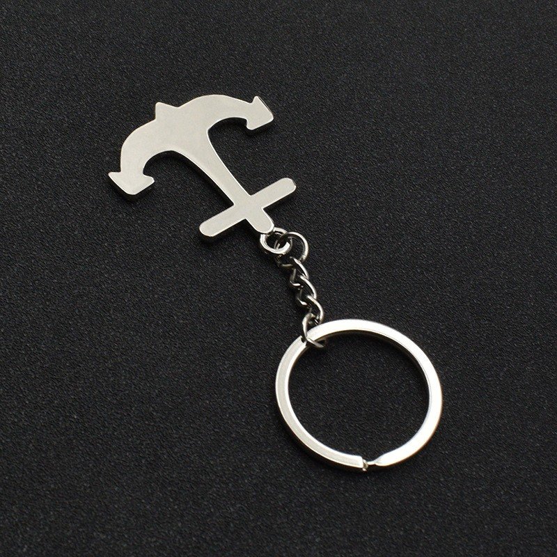 Mexico Custom Vallarta City Name Keyring Life Ring Summer Design Souvenir Charms Anchor Keychain Metal