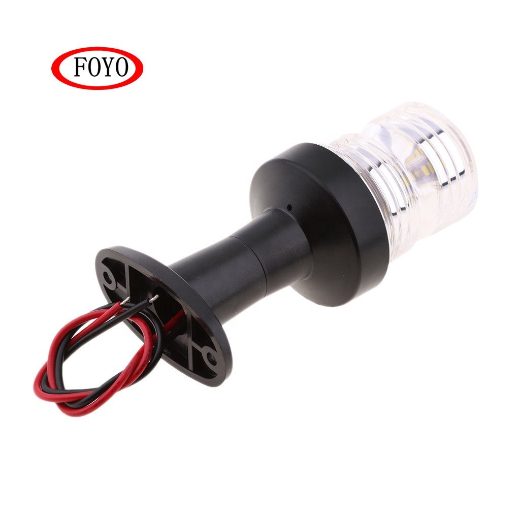 Foyo Marine Navigation Anchor Lights Stern Lamp All Round 360 Degree White LED for Boat Yacht Replacement Parts