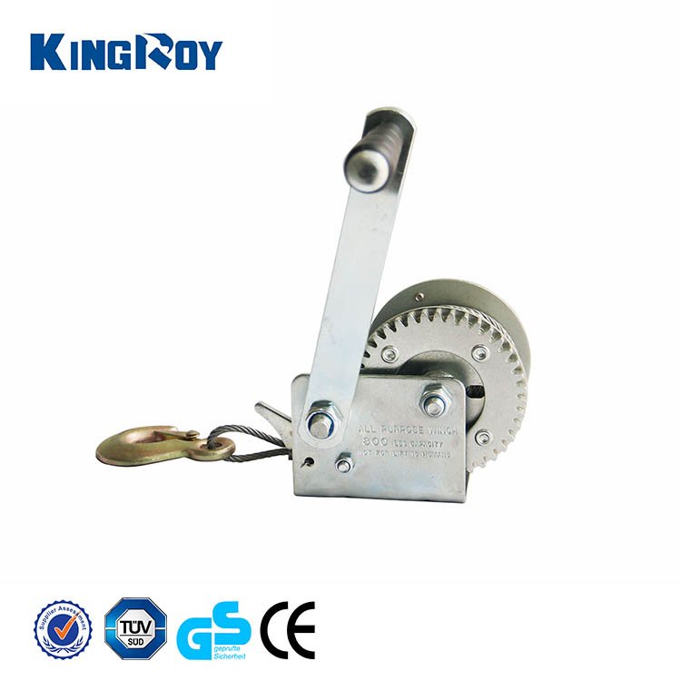 Reliable 800lbs Manual Boat Winch Wire Hand Winch Hand Anchor Winch