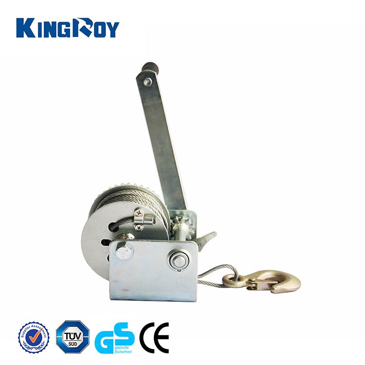 Reliable 800lbs Manual Boat Winch Wire Hand Winch Hand Anchor Winch