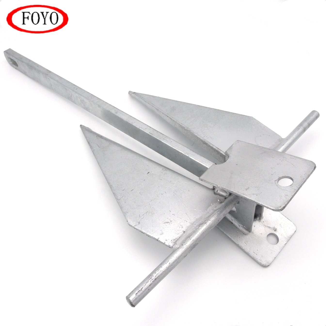 Foyo Brand Hot Sale Boat Accessories Marine Galvanize Danforth Fluke Anchor for Ship and Yacht and Kayak