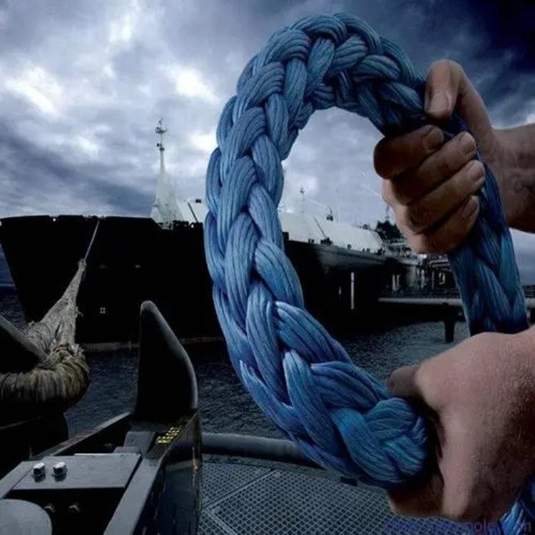 Factory Price 12 Strands Braided UHMWPE Synthetic Marine Mooring Rope Winch Line for Boat, ATV, SUV