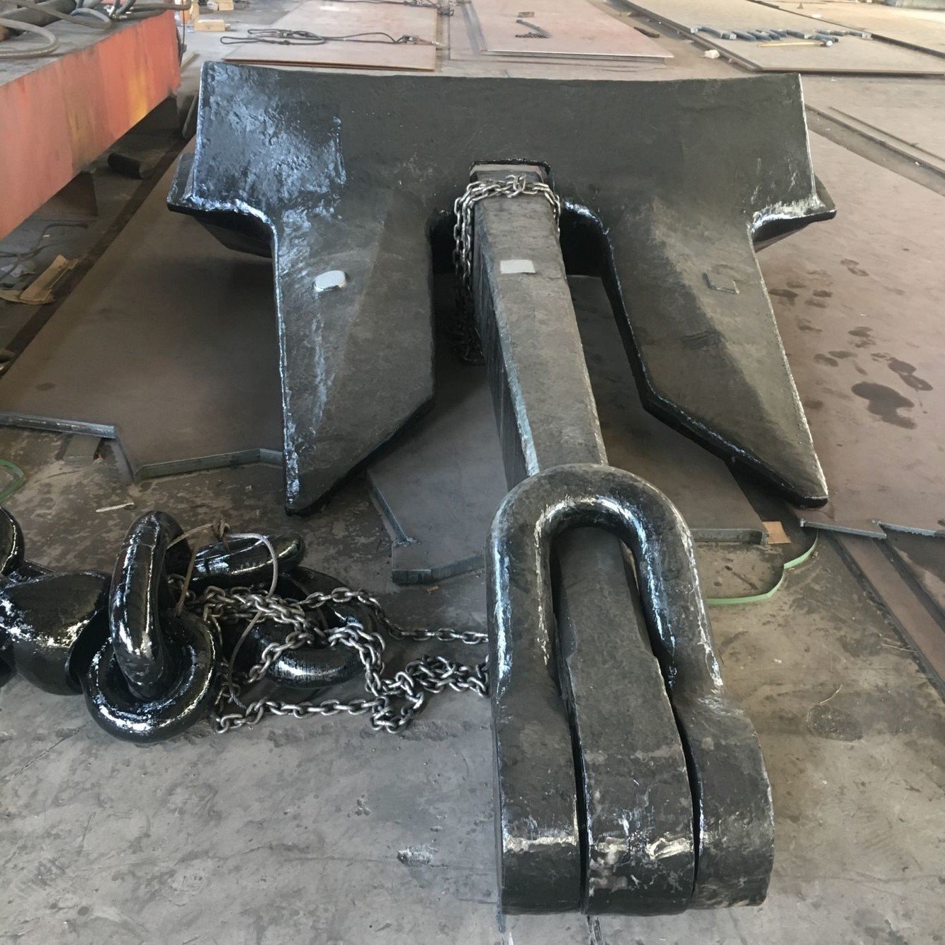 HLM Marine Anchor Boat Steel AC-14 HHP Stockless Anchor High Holding Power AC 14 Anchor