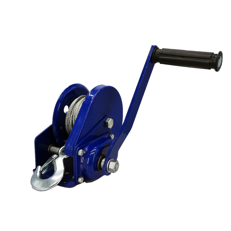 High Quality 1200lbs Automatic Brake Manual Hand Winch With Friction Brake Vertical Lifting Trailer Winch Tripod Winch