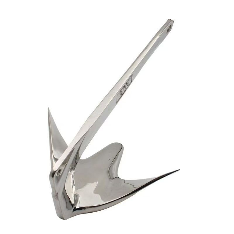 3 Kg Ancora Stainless Bruce Anchor Ancora 10 Kg Polished 316 Stainless Steel Marine Bruce Anchor 2kg With Polishing Bruce Anchor