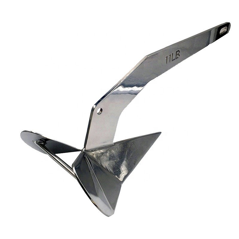 LARIN 33 lb (15 Kg) Stainless Steel 316 High Holding Power Delta Anchor for Sale