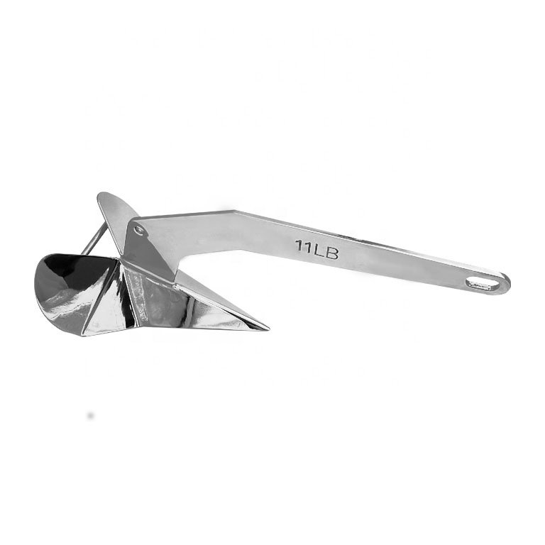 LARIN 33 lb (15 Kg) Stainless Steel 316 High Holding Power Delta Anchor for Sale