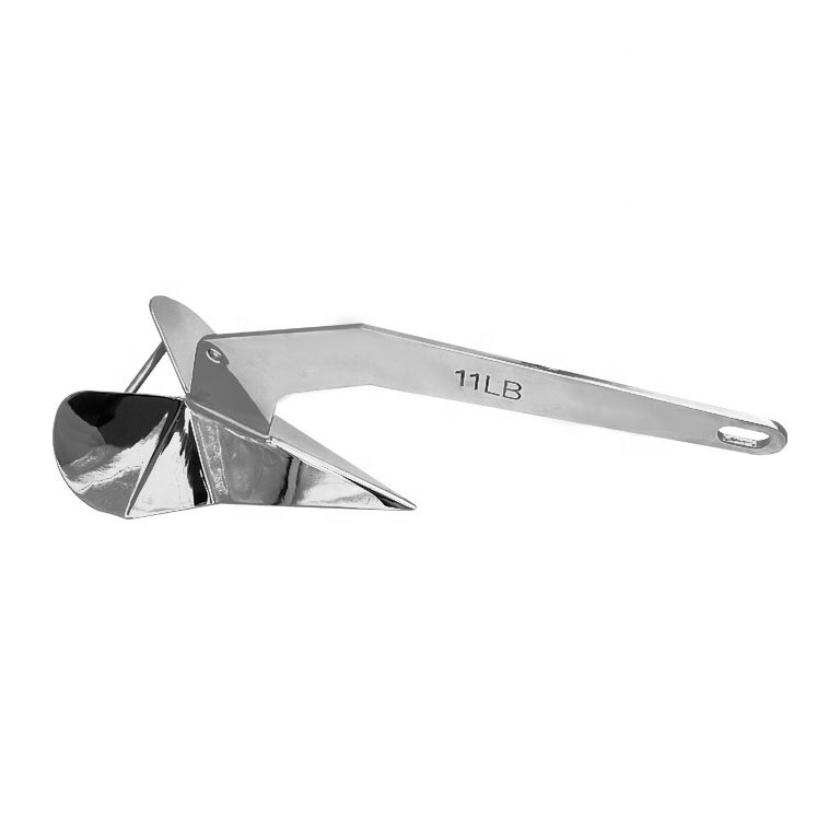 LARIN 33 lb (15 Kg) Stainless Steel 316 High Holding Power Delta Anchor for Sale