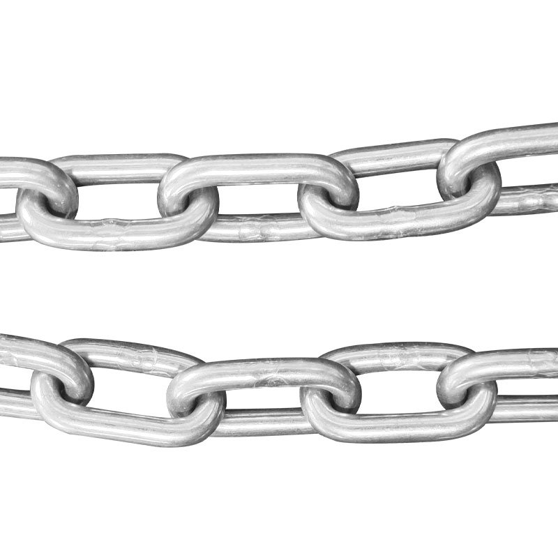 Zinc Plated Galvanized Short Link Chain DIN 5685 766 Link Chain
