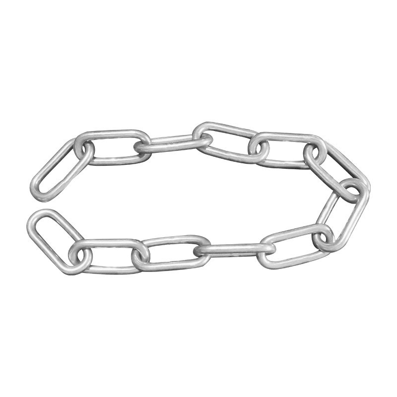 Zinc Plated Galvanized Short Link Chain DIN 5685 766 Link Chain
