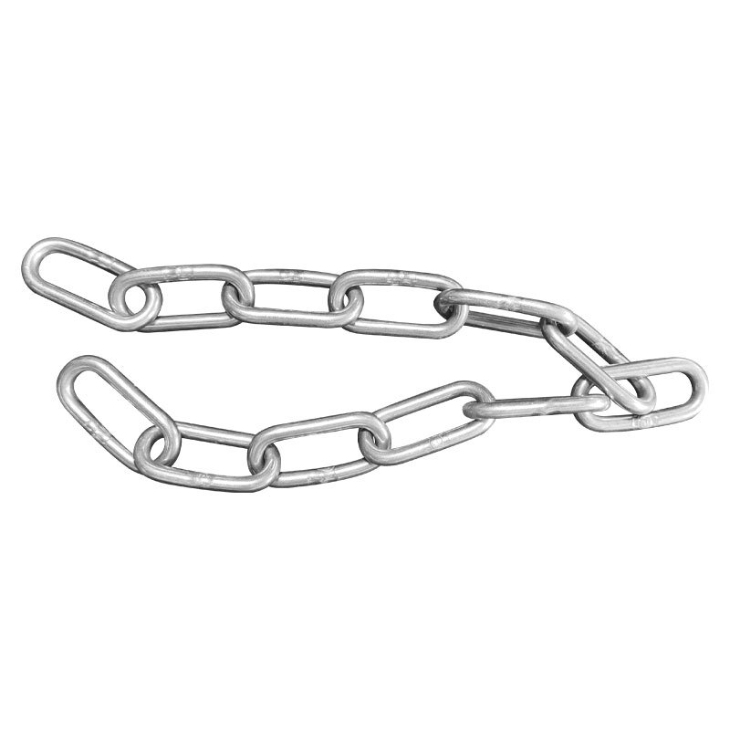 Zinc Plated Galvanized Short Link Chain DIN 5685 766 Link Chain