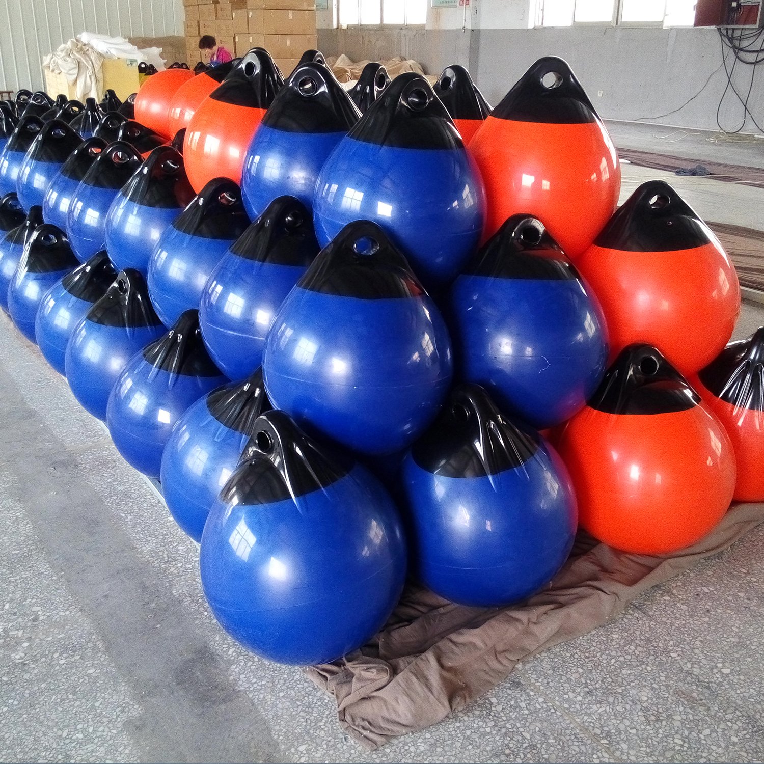 Marine Dock Round Anchor Inflatable Vinyl a Series Shield Protection Boat Fender