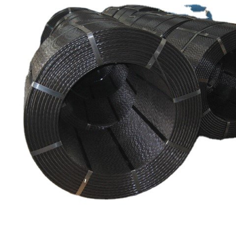 PC Strand 1x7 Wire 12.7mm 9.53mm Prestressed Concrete Unbonded PE Strands Cables Prestressing Steel Strand Cable