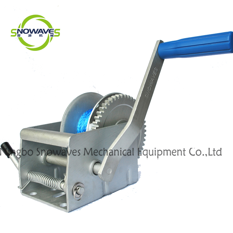 1100lbs Mini Manual Hand Winch Anchor Winch for Boat Trailer Boat Pulling and Lifting Machine