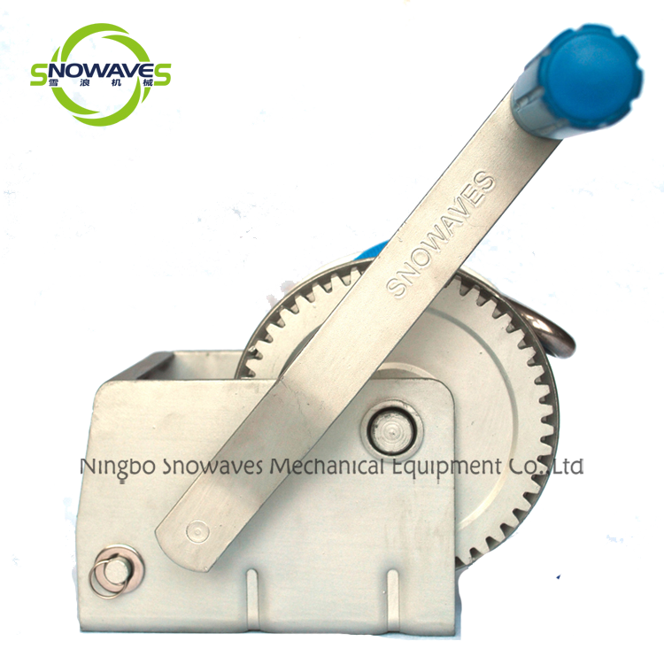 1100lbs Mini Manual Hand Winch Anchor Winch for Boat Trailer Boat Pulling and Lifting Machine
