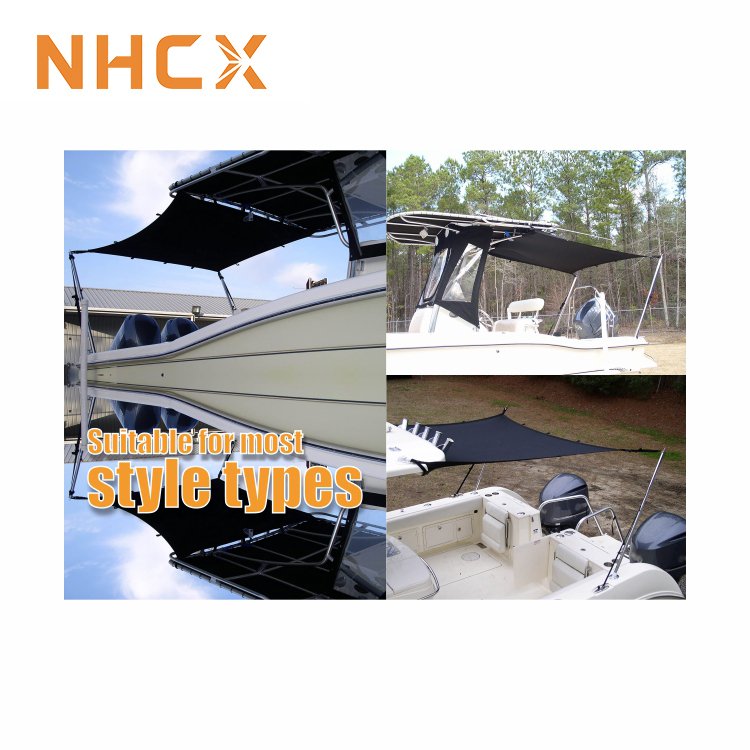 NHCX 15-years Factory Boat T-Top Shade Bimini Top Extension Marine Boat T-Top With BSCI