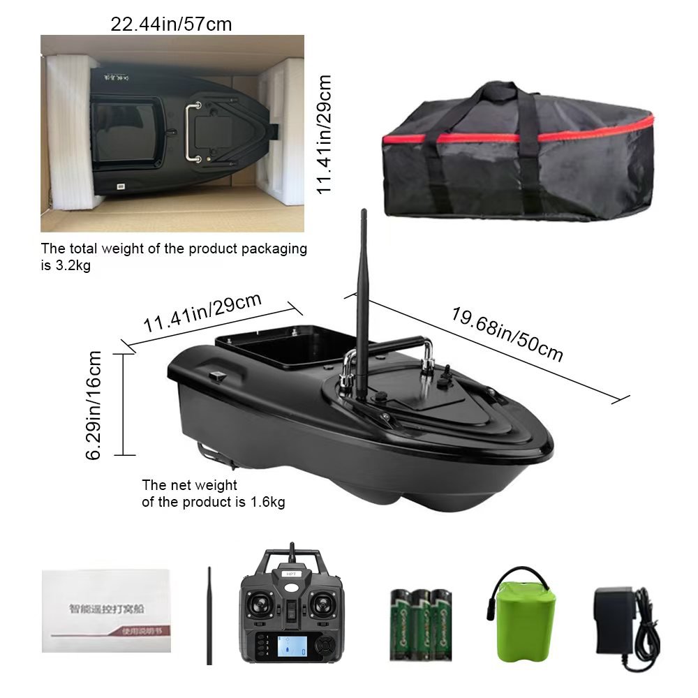 Fishing Boat Sea Bait Boat Carp Fishing Special Use China Made GPS40 Anchor Point F70D with Fishing Line Bait Boat