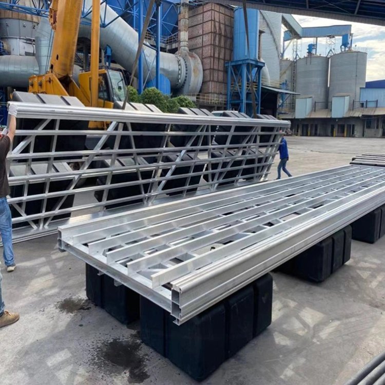 New Design Marine Yacht Aluminum Jetty Floating Pontoon Bridge Dock Platform