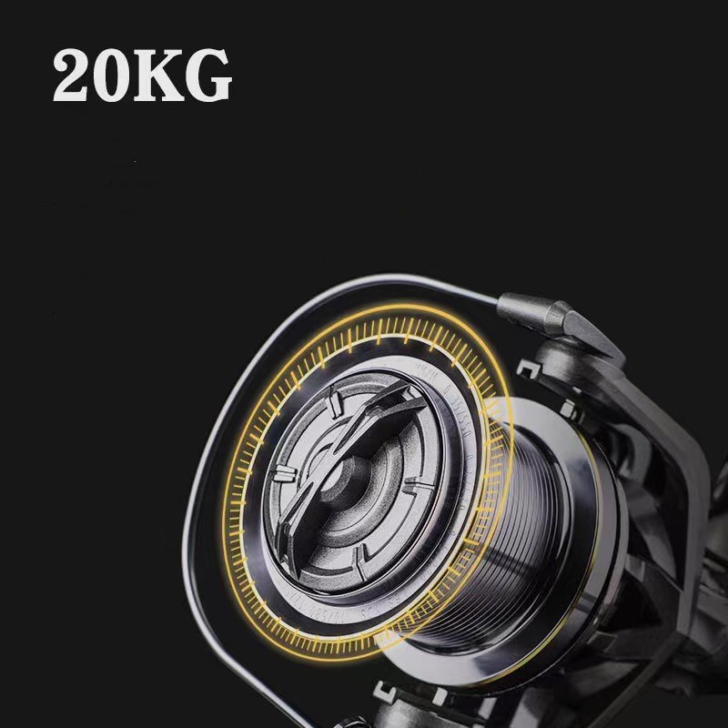 Wholesale Chinese 8000-14000 20kgmax Drag All-metal Spinning Long-distance Anchor Sea Rod Wheel Bait Casting Fishing Reel