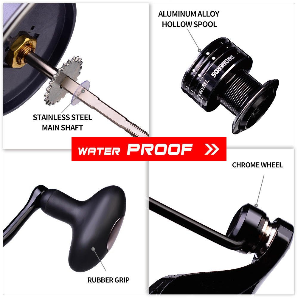 Wholesale Casting Right Left Hand Fishing Reel Fishing Tackle Baitcasting Fishing Reel Saltwater
