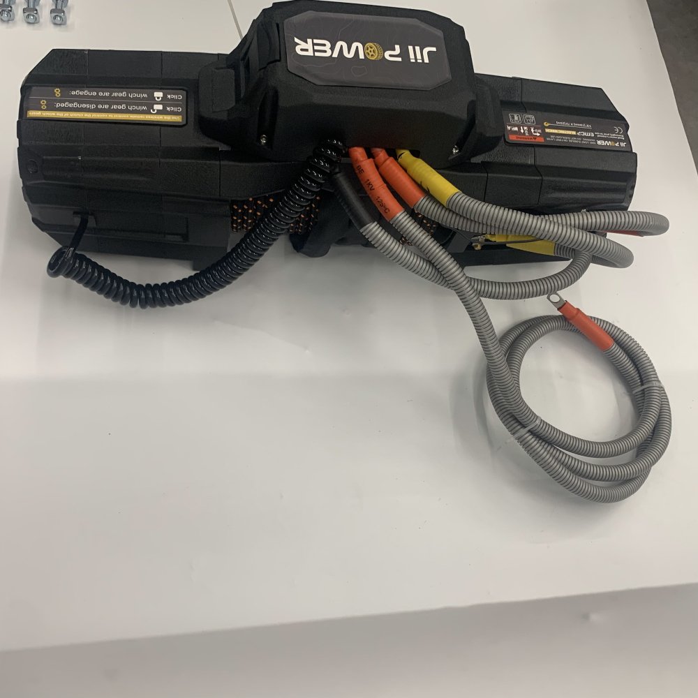 JP16 ODM 12V 24v 13500lbs 12000lbs 20000lbs Auto Electric Winch with Synthetic Wire Rope