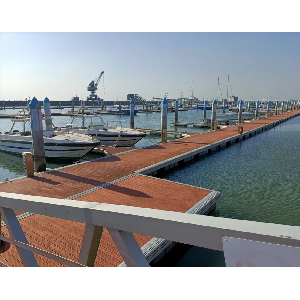Marina Facilities Floating Pontoon Bridge Walkway Platform Aluminum Floating Docks