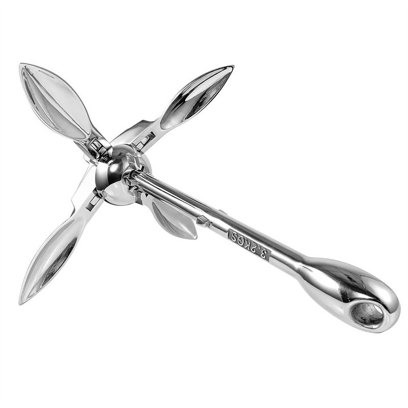 Top Quality Free Fall Stainless Steel 316 Standard Stainless High Polished Boat Anchor