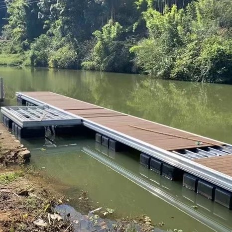 Aluminum Frame Dock Platform Marina Floating Jetty Aluminium Finger Pontoon Bridges