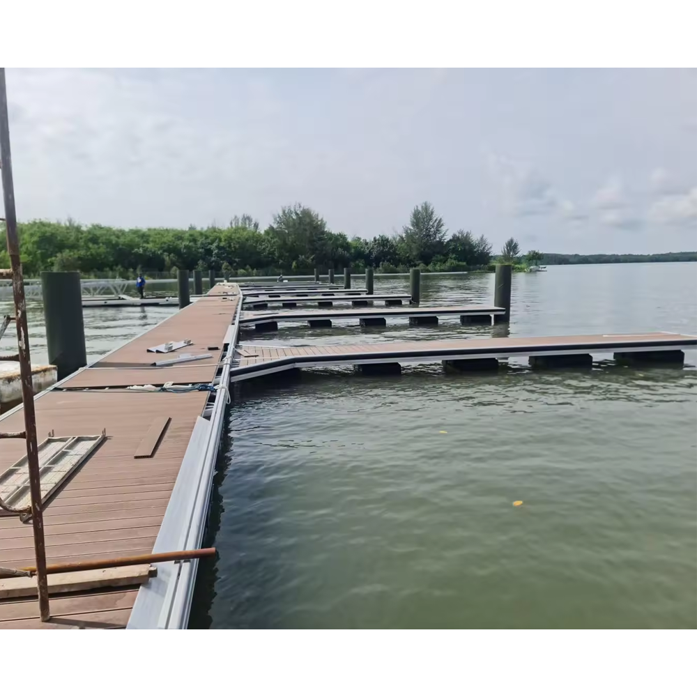 Aluminum Frame Dock Platform Marina Floating Jetty Aluminium Finger Pontoon Bridges
