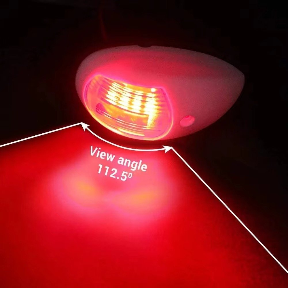 All-Around 12V LED Navigation Lamp White Color Yacht Boat Marine Anchor Navigation Light