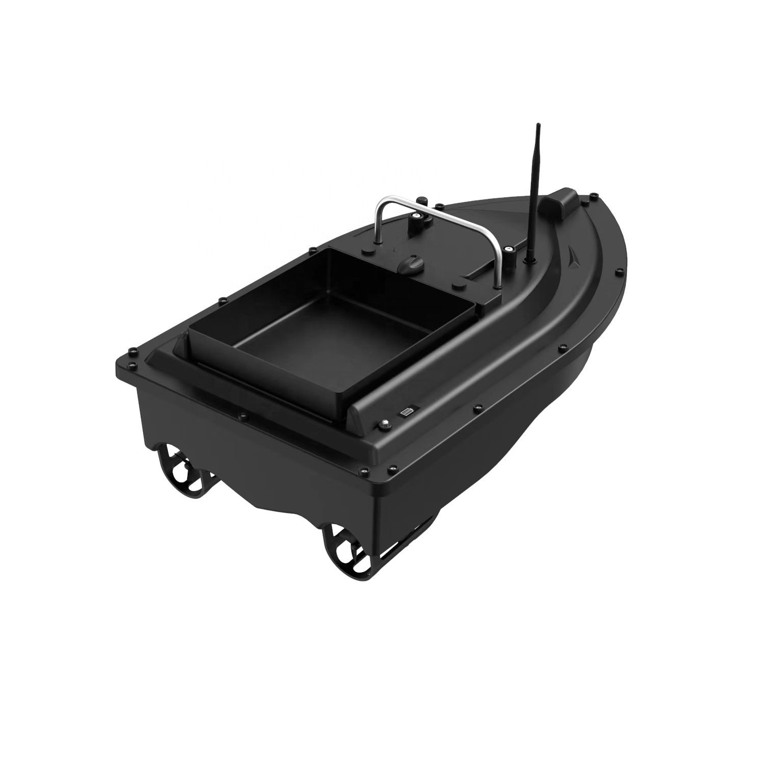 Large Hopper LED Two-hand Remote Control One Key Return GPS RC Fishing Bait Boat Fish Finder Remote Control Bait Boat with GPS