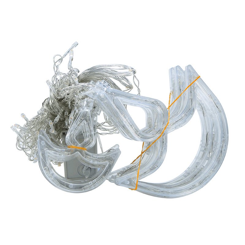 Diwali Lights Window Anchor Boat Row Curtain Diya Lights for Ramadan