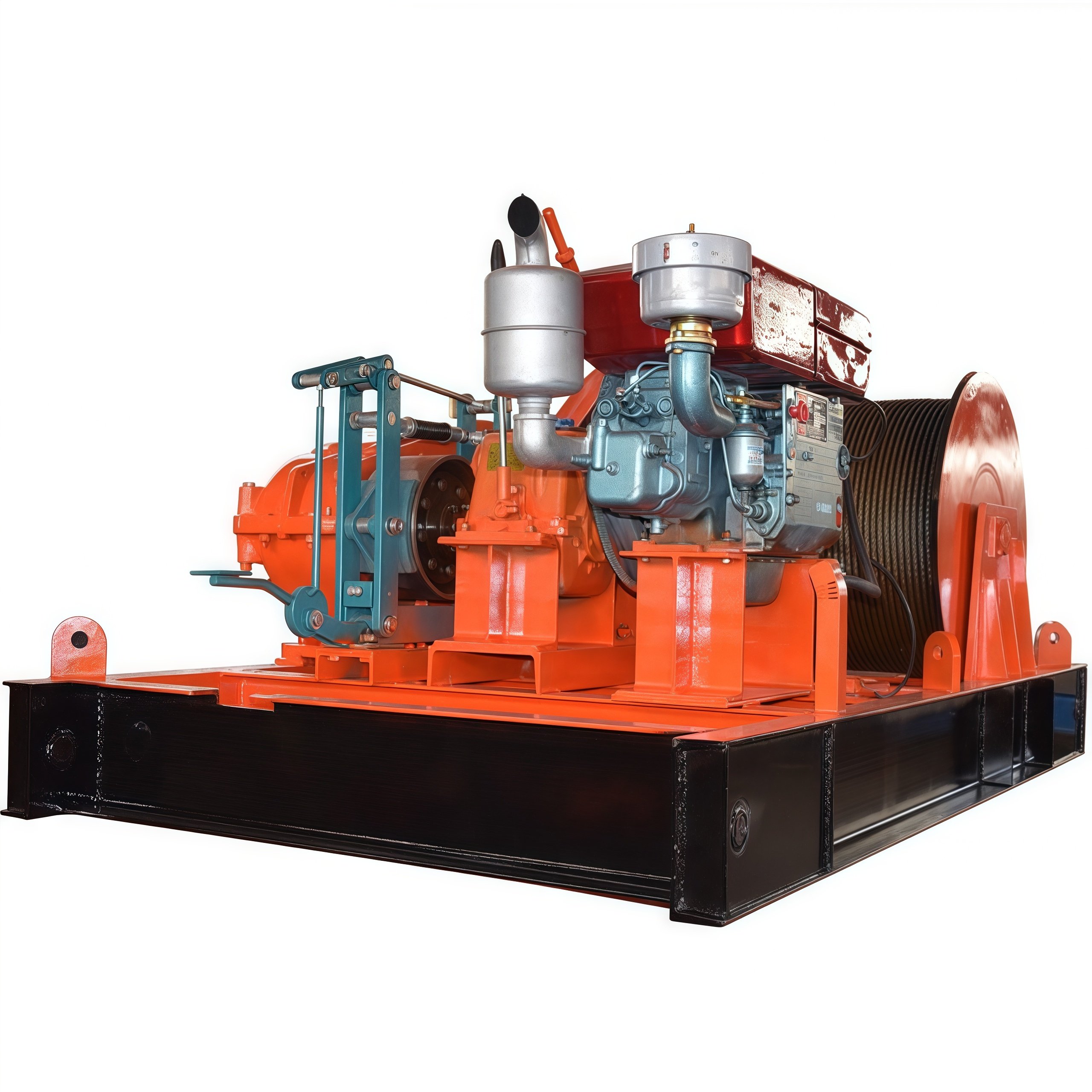 Manual 220V 380V Electric Towing Winch Hoist 20 Ton Diesel Boat Anchor Winch Marine Winch 12V