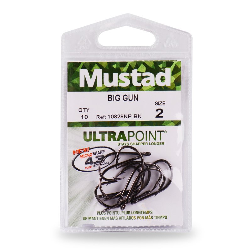 1 Pack/lot Norway Mustad 10829NP-BN Barbed Hooks Sharpen Ocean Large Fishing Hooks Worm Lure Barbed Hook Pesca