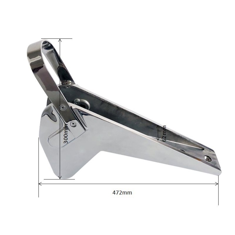 Yanyu Factory Sale Ocean Class Boat Accessories 316 SUS Anchor Bracket Yacht Bow Anchor Roller