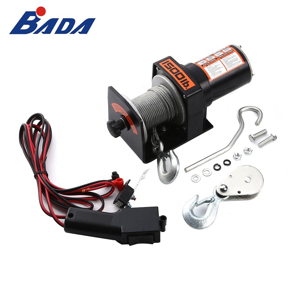 BADA 12v 24v Auto Electric Anchor Boat Winch Price for Cranes